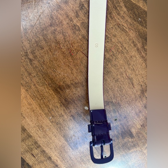Purple JCrew Belt Small Genuine Leather - Picture 3 of 3